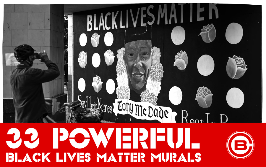 33 POWERFUL BLACK LIVES MATTER MURALS